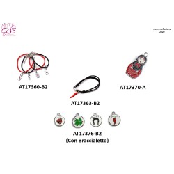 Corno Rosso + braccialetto B2 3x0,8cm /10