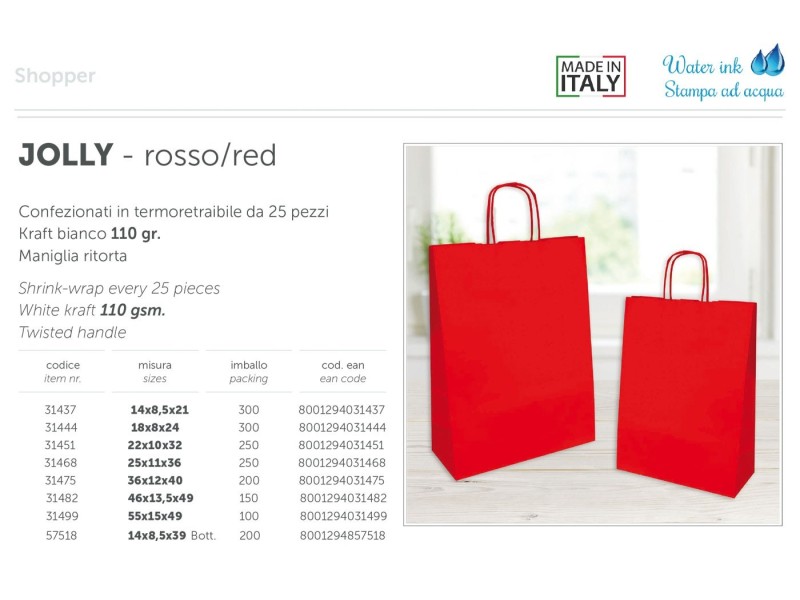 Shopper Rosso